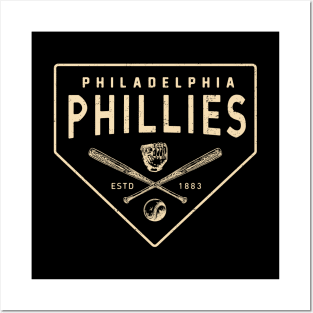 Philadelphia Phillies Home Base by Buck Tee Posters and Art